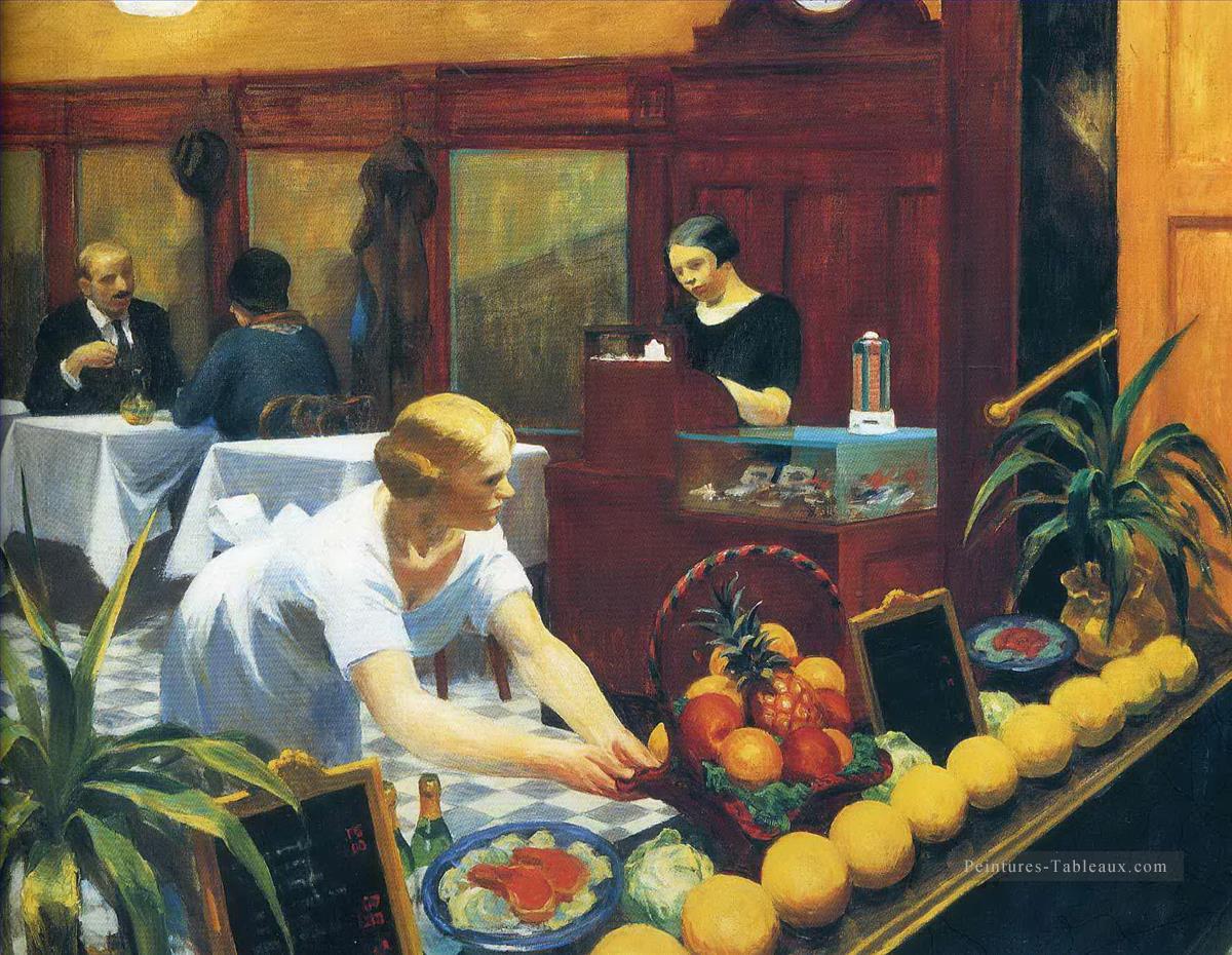 tables pour dames 1930 Edward Hopper Peintures à l'huile